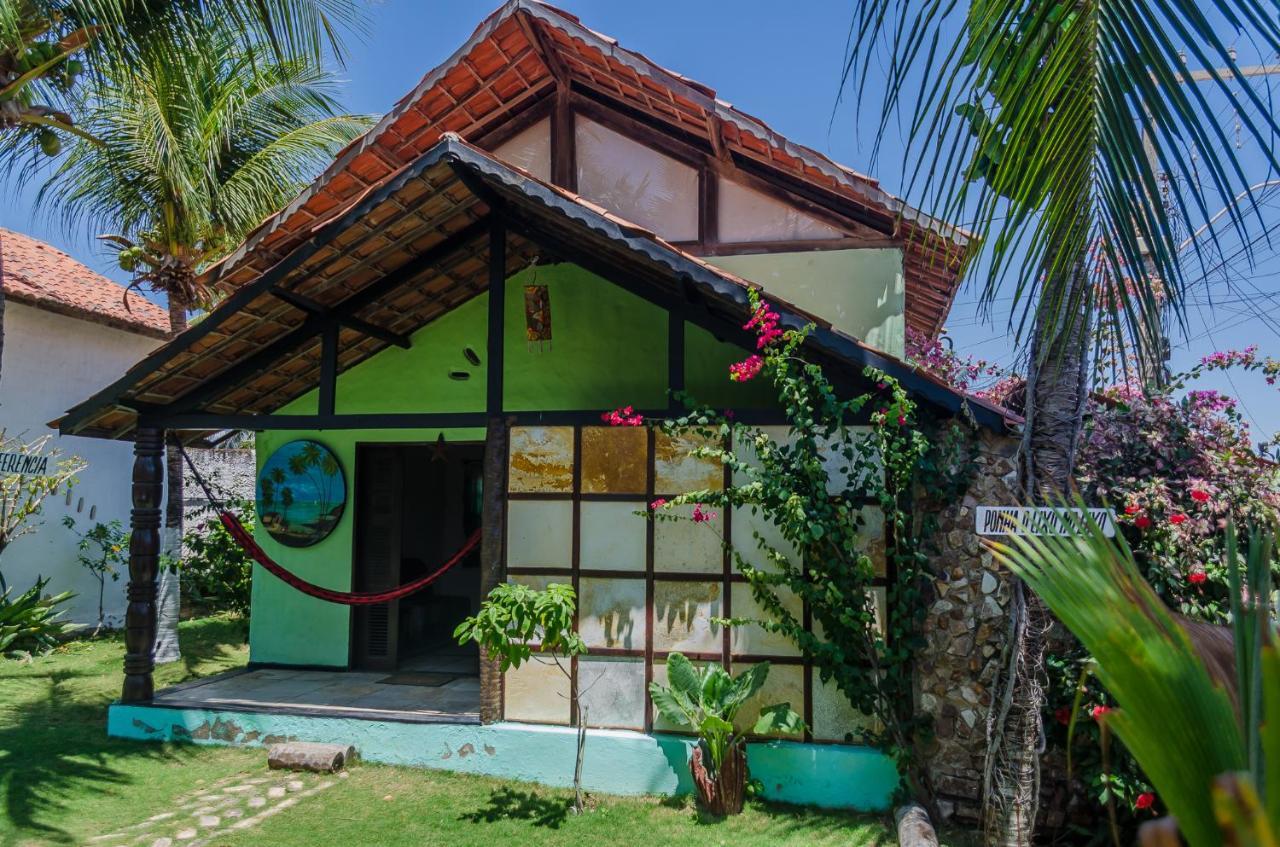 Pousada Refugio Do Manati Canoa Quebrada Bagian luar foto